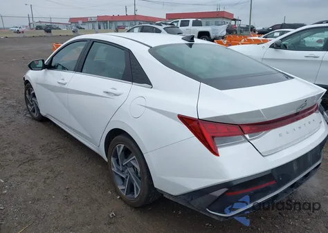 2024 Hyundai Elantra Hybrid Limited from USA, damaged, VIN KMHLN4DJ1RU105933